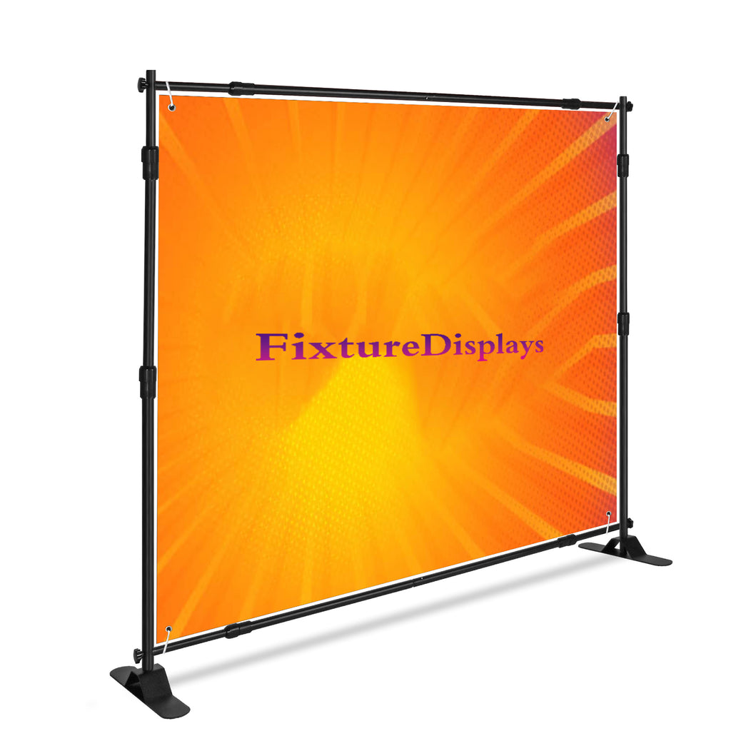 FixtureDisplays 101701-NPF Clear 24 Budget Banner Hanger and Poster  Display 101701