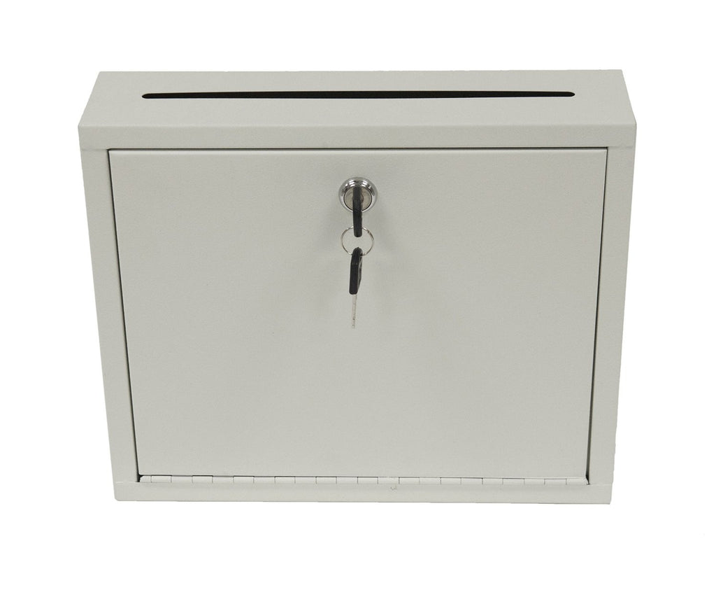 Virtual Sample Request: BB98WH - White Wall Mount Ballot Box w/Key Lock -  Large (8-1/2x11 Insert) - IdeaStage Promotions: Thousands of ways to  promote your business!