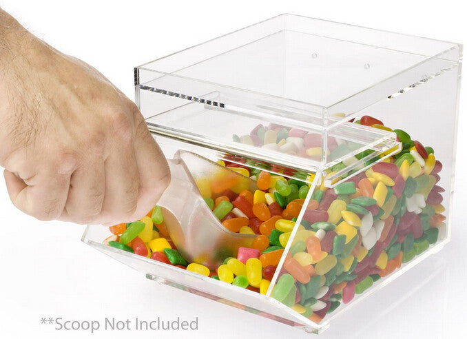 Toppings Bins, Acrylic Containers, Scoop Bins