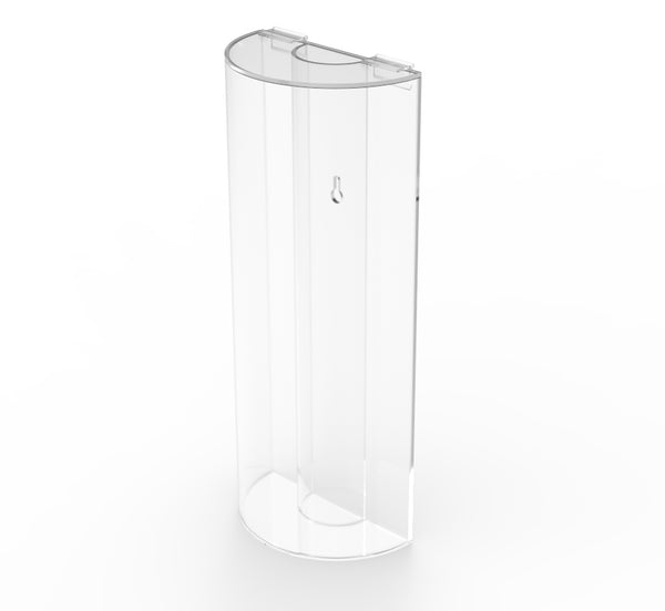 FixtureDisplays® Flat Top Plexiglass Acrylic Container with Lid
