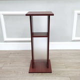 12x12x30" Table Stand Lectern Flattop Sculpture Riser Stand Side Table Dispenser 10183