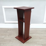 12x12x30" Table Stand Lectern Flattop Sculpture Riser Stand Side Table Dispenser 10183