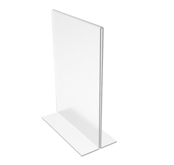 5 x 7 Acrylic Tabletop Sign Holders