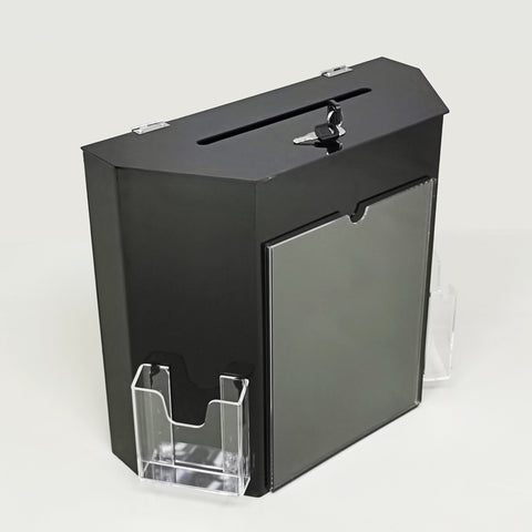 Locking Acrylic Ballot Box, 8W x 8D x 8H