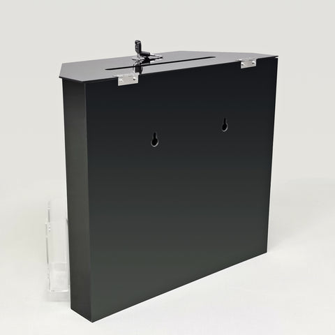 Locking Acrylic Ballot Box, 8W x 8D x 8H