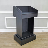 27X20X48" Deluxe Podium Pulpit Lectern Embassy Church Hostess Reception Wood 119742