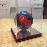 10X10X10" Acrylic Display Case Mirrored Base Art Collection Ball Figurine 15142+19383