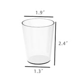 2.12 oz Glass Cups for Water, Coffee, Cocktails, Short Dof Drinking Glass, Whisky Glass 15185
