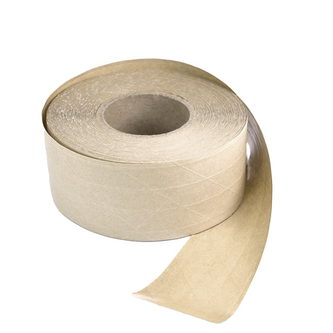 Water Activated Reinforced Kraft Paper Tape DIY Sealing 3” Wide