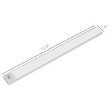 Under Cabinet Mount Wall Thin LED Light Dimmable Long Stand By USB Charging  15725