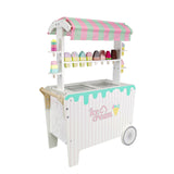 Children's Ice Cream Stand Push Cart with Accessories Kids Ages 2-10  15731