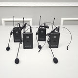 Wireless Microphone 8 Channel Uhf 4 Handheld 4 Headset 4 Lapel 4 Belt Church 15749