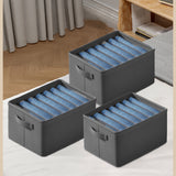 Wardrobe Closet Organizer Cloth Storage Bin 7 Slot Jeans Pants Shirts Leggings  15758