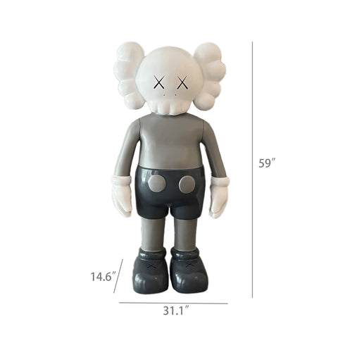 31X14X59“ KAWS Figure Full Size Collectible Birthday Gift Toys Home Bi –  FixtureDisplays