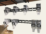 2PK Wallmount Brackets Shelf Holder Hook for Gravity Bin Food Dispenser 15913