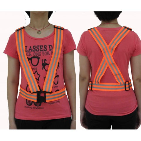 FixtureDisplays® 2PK Reflective Vest Lightweight Adjustable Safety & H