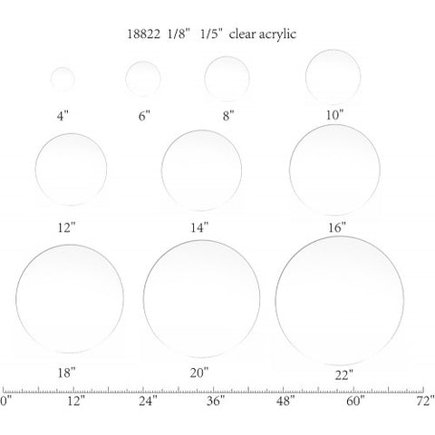 Clear Acrylic Circles