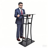 16X25X47" Metal Podium Church School Conference Lectern Pulpit Event Part 19639