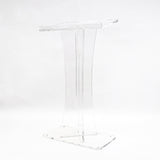 267X15X45" Clear Acrylic Podium Plexiglass Church Pulpit Lectern DebateClassroom 19650