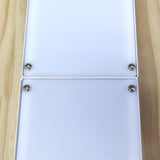 27.6X47.2*2" LED Modular Lighted Cross Expandable Metal Frame Milk White Acrylic 21868