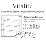 Vitalité   Superfood Blend + Multivitamin Complex Vitalité