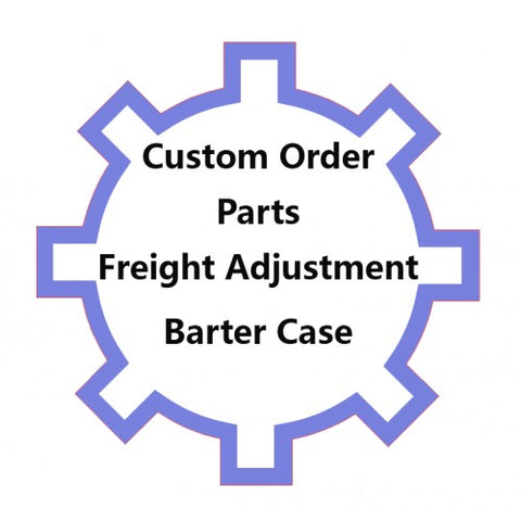 Custom Order/ Parts/ Freight Adjustments - Use Tip Section To Input Amount