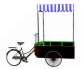 Tricyle Vending Cart Ice-cream Wagon Flower Cart Kiosk Farmers Market Booth 10010