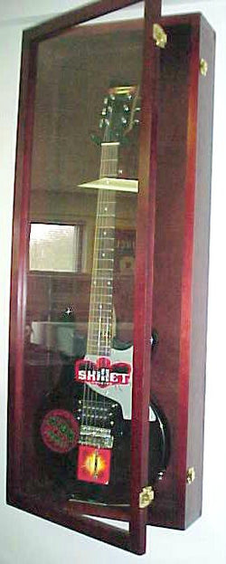 Wood guitar display case_1 100145