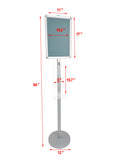 Hand Sanitizer Stand Portable Stand with Volume Adjustable Dispenser Cleaner Automatic Hand Free wit10050+15226+15241