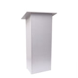 White Manufactured Wood Podium Church Pulpit School Lectern Conference Debate 10051-WHITE