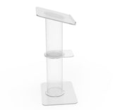 Clear Church Pulpit Event Lectern Plexiglass Acrylic Debate Podium School Simplicy Design 23.3" Wide 10060