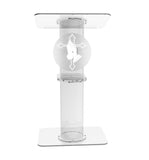 Clear Church Pulpit Event Lectern Plexiglass Acrylic Debate Podium School Simplicy Design 23.3" Wide 10060+16780+12152