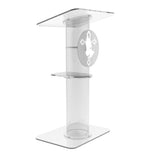 Clear Church Pulpit Event Lectern Plexiglass Acrylic Debate Podium School Simplicy Design 23.3" Wide 10060+16780+12152