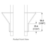 32 Adjustable Pockets Greeting Card DVD CD BOOK Display Rack 4X6 5X7 7X5 8.5X8 10095