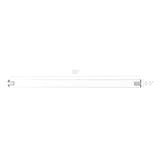 12mm (nominal 1/2") Diameter X 30" Long M4 Threaded Acrylic Rod Plexiglass Stick 10133-30"