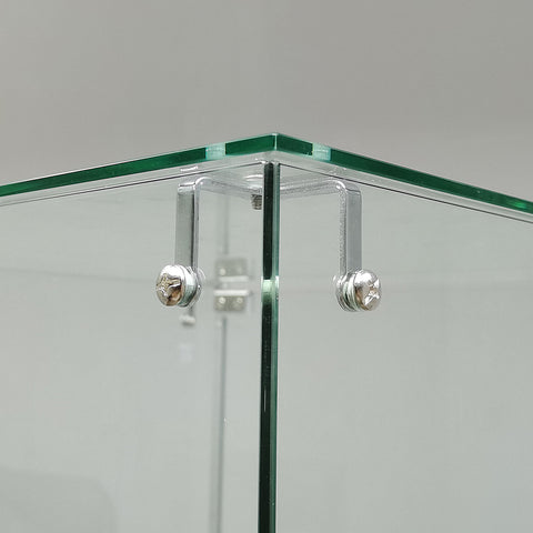 Frameless Glass Showcase 48W x 18D x 72H