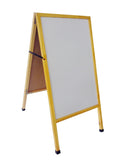 White Sign Board, A-Frame Sidewalk Sandwich Menu White Wet Erase Promotion Sign