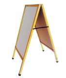 White Sign Board, A-Frame Sidewalk Sandwich Menu White Wet Erase Promotion Sign