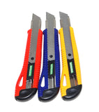 PLASTIC UTILITY KNIFE BOX CUTTER PLASTIC SAFETY CUTTER 102718