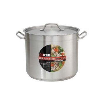 S/S Stock Pot 40 Qt w/ Cover, 15 3/4" x 11 7/8" (Dia x Depth) 103490