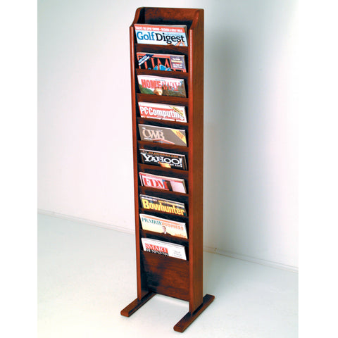 Cascade Free Standing 10 Pocket Magazine Rack 104398