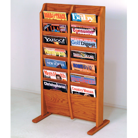 Cascade Free Standing 14 Pocket Magazine Rack 104402