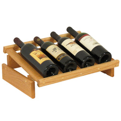 4 Bottle Dakota Wine Display 104584