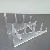 Small Multiple Plate Display Rack Frost Holder 10751