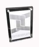 Clear Acrylic Plexiglass Lucite Wall Mounted Sign Holder 10772 3 8511