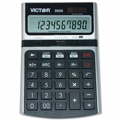 Victor® 9600 Desktop Business Calculator, 10-Digit LCD 1119424