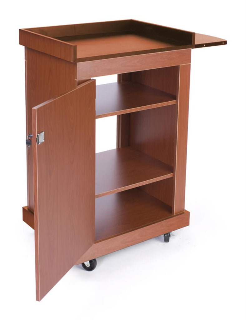 Mobile_Lectern_with_Enclosed_Cabinet,_Pull-out_Shelf,_Locking_Wheels ...