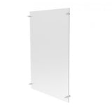 24 x 36 Acrylic Sign Holder for Wall, Standoff Hardware - Clear 119947