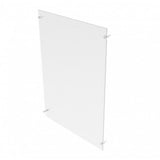 24 x 36 Acrylic Sign Holder for Wall, Standoff Hardware - Clear 119947