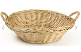 Oval Wicker Basket w/ 2 Side Handles 120008